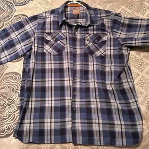 5.11 Blue Plaid Rapid Draw Shirt
